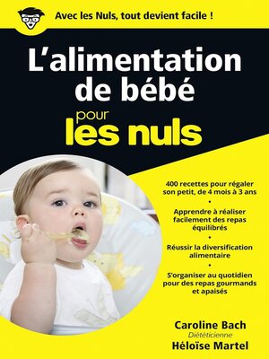 cover image of L'alimentation de bébé Pour les Nuls